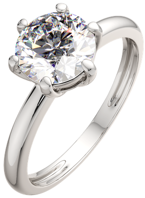 Кольцо из серебра ZORKA 0210602.ZZ (р.17, с фианитом)