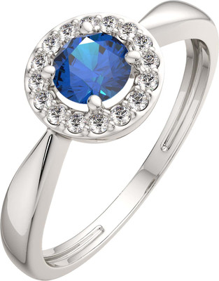 Кольцо из серебра ZORKA 0210338 (р.17, с наношпинелью и фианитами)