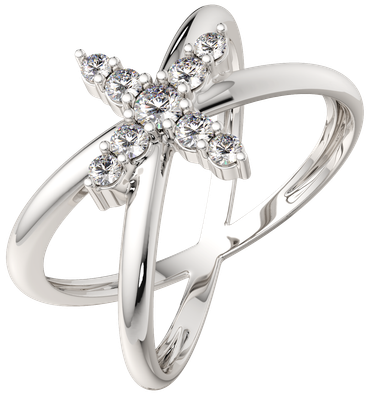 Кольцо из серебра ZORKA 0210387.ZZ (р.17.5, с фианитами)