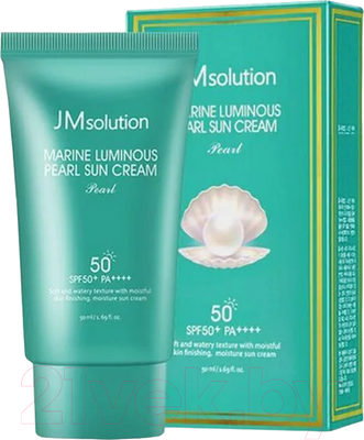 Крем солнцезащитный JMsolution Marine Luminous Pearl Sun Cream Pearl SPF50+/PA++++ (50мл)