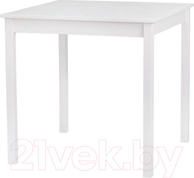 Обеденный стол Dipriz Ingo 75х75 / Д.60037.2 (белый воск)