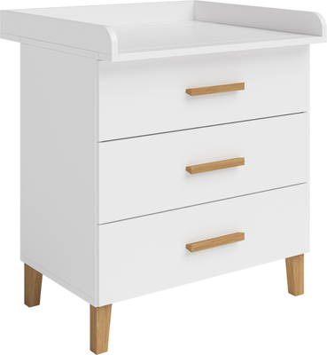 Комод пеленальный Dipriz Д.2326.1 (белый/дуб масло)