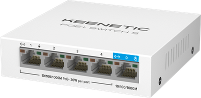 Коммутатор Keenetic PoE+ Switch 5 / KN-4610