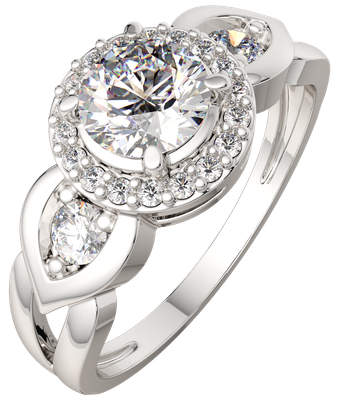 Кольцо из серебра ZORKA 0210703.ZZ (р.18, с фианитами)