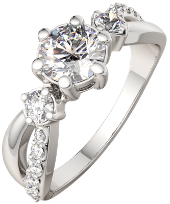 Кольцо из серебра ZORKA 0210711.ZZ (р.18, с фианитами)