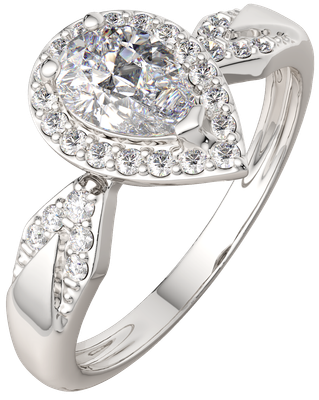 Кольцо из серебра ZORKA 0210734.ZZ (р.18, с фианитами)