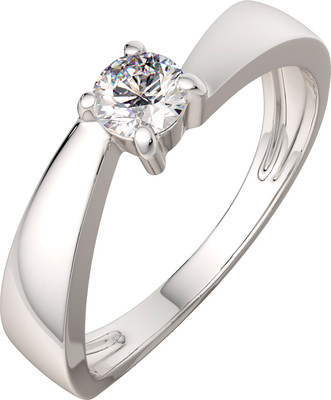 Кольцо из серебра ZORKA 0210446.ZZ (р.17, с фианитом)