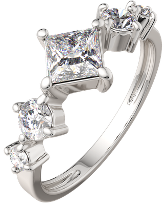 Кольцо из серебра ZORKA 0210771.ZZ (р.17, с фианитами)