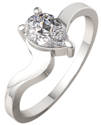 Кольцо из серебра ZORKA 0210781.ZZ (р.17, с фианитом)