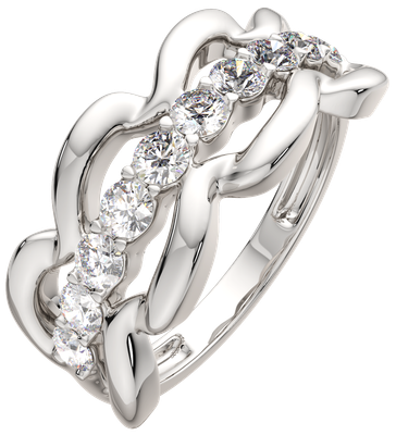 Кольцо из серебра ZORKA 0210830.ZZ (р.17.5, с фианитами)