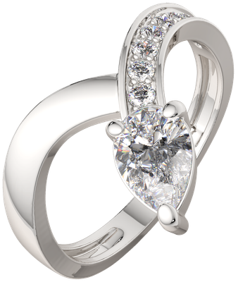 Кольцо из серебра ZORKA 0210851.ZZ (р.18, с фианитами)