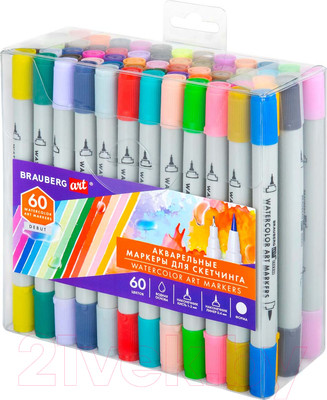 Набор маркеров Brauberg Art Debut / 152482 (60цв)