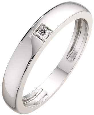 Кольцо из серебра ZORKA 0210523.ZZ (р.17, с фианитом)