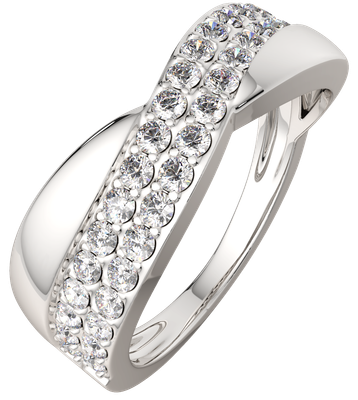 Кольцо из серебра ZORKA 0210935.ZZ (р.18, с фианитами)