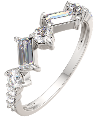 Кольцо из серебра ZORKA 0210950.ZZ (р.17.5, с фианитами)