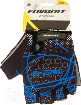 Велоперчатки FAVORIT 8027BL-XXL