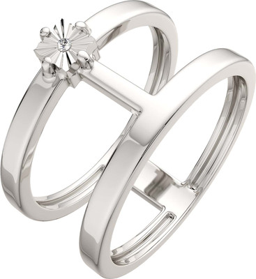 Кольцо из серебра ZORKA 02D0031 (р.17, с бриллиантом)