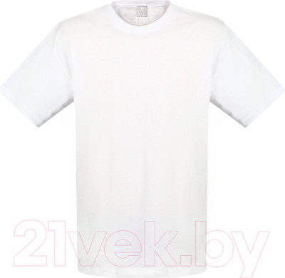 Футболка Sardoba Tekstil х/б 160гр (6ХL, белый)
