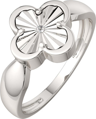 Кольцо из серебра ZORKA 02D0122 (р.17, с бриллиантом)