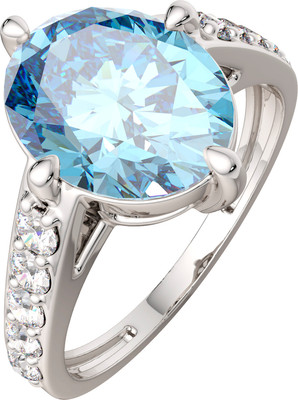 Кольцо из серебра ZORKA 02S4058.ZZ (р.17.5, с топазом и фианитами)