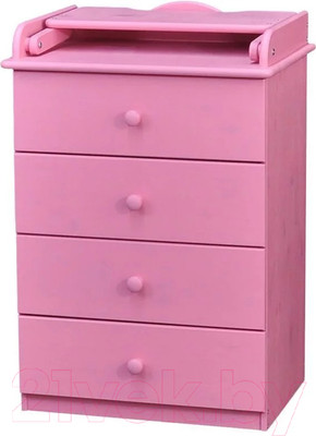 Комод пеленальный Dipriz Алиса М Д2302 / Д.7549.6 (розовый)