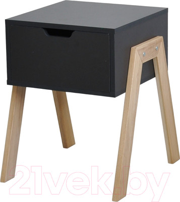 Прикроватная тумба Dipriz Мунк Д.1331.2 (антрацит/дуб масло)