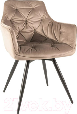 Стул Signal Mango (Velvet Bluvel 40 темно-бежевый/черный)