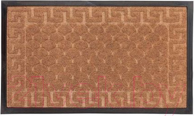 Коврик грязезащитный ComeForte Уют Классик 80x120 (коричневый)