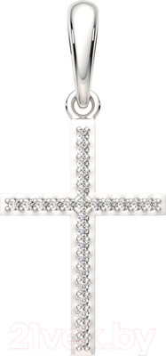 Крестик из серебра ZORKA 0440208 (с фианитами)
