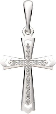 Крестик из серебра ZORKA 0440317.ZZ (с фианитами)