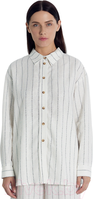 Рубашка Mark Formelle 122955/1 (р.170-96-102, полоска на светло-молочном)