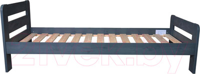 Односпальная кровать Dipriz Bert 90 / Д.80068.3 (серый)