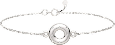 Браслет из серебра ZORKA 0640076 (18см, с фианитами)