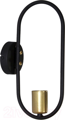 Бра Элетех Солей НББ 01-60-187 Е27 / 1005405395 (511 черный/золотой)