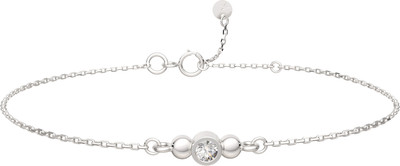 Браслет из серебра ZORKA 06401024.ZZ (18см, с фианитом)