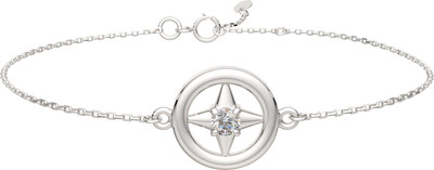 Браслет из серебра ZORKA 06401150.ZZ (18см, с фианитом)