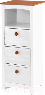 Тумба для ванной Dipriz Paula Д.20037.1 (белый воск/черри)