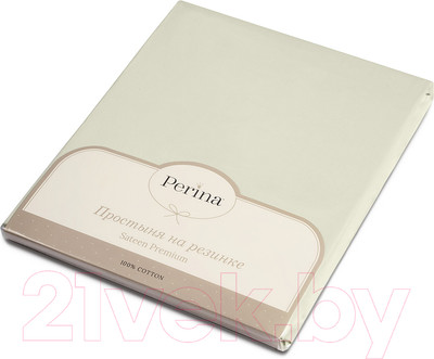 Простыня для малышей Perina На резинке / ПР-120x60.11 (фисташковый)