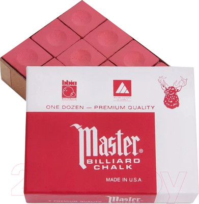 Мел для бильярда Tweeten Master (12шт, Rust)