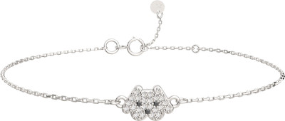 Браслет из серебра ZORKA 06401287 (18см, с наношпинелями и фианитами)