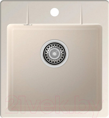 Мойка кухонная GranFest Quarz GF-UR-245 (белый)