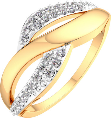 Кольцо из розового золота ZORKA 2101046.14K.R.ZZ (р.18, с фианитами)