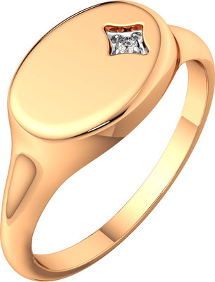 Кольцо из розового золота ZORKA 210953.9K.R (р.14.5, с фианитом)