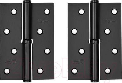 Комплект петель дверных VELA 100x70x2.5 1ВВ-BL-R Black