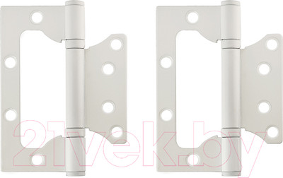 Комплект петель дверных VELA 100x75x2.5 2ВВ-WH