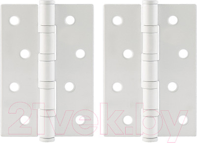 Комплект петель дверных VELA 100x70x2.5мм 4ВВ-WH
