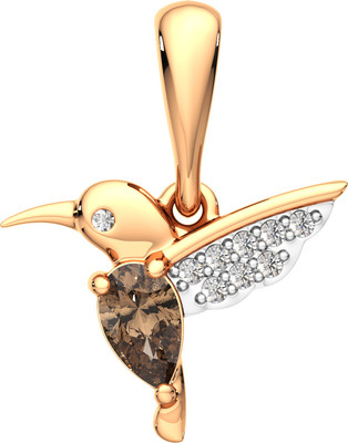 Подвеска из розового золота ZORKA 4S9020.14K.R (с раухтопазом и фианитами)