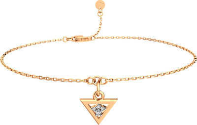 Браслет из розового золота ZORKA 640080.9K.R (28см, с фианитами)