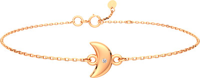 Браслет из розового золота ZORKA 6401654.9K.R (18см, с фианитом)