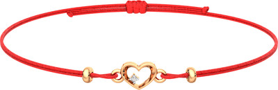 Браслет из розового золота ZORKA 6D0012.9K.R.02 (18см, с бриллиантом)